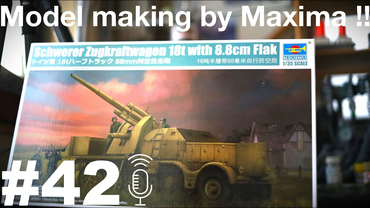 1/35 Trumpeter FAMO Sd.Kfz.9 8.8 cm FlaK is in production! 18t