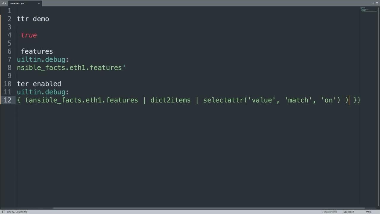 Ansible Selectattr Multiple Attributes Filter A List By Its Attributes - Ansible selectattr filter - YouTube