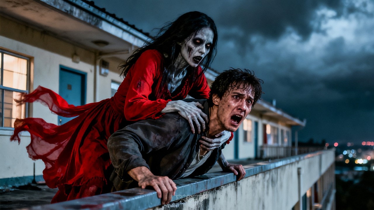 Девушка заходит в жуткий магазинчик и обнаруживает, что превратилась в призрака.