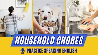 Household Chores | English Speaking Practice | Vocabulary for Conversation