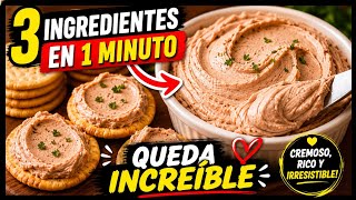 Crema de Jamón (ideal para acompañar galletas o tostadas) MUY SENCILLA