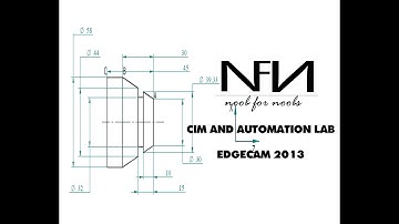 EDGECAM TUTORIAL | 7th Sem Mechanical VTU | CIM LAB | TURNING WITH GROOVE 2
