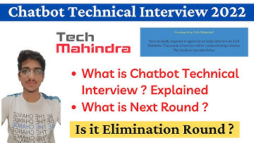 Tech M Bot based Technical Interview | Tech Mahindra Chatbot Interview Question & Answers