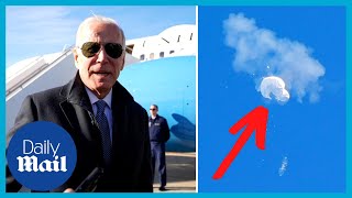 'I ordered the Pentagon to shoot it down': Joe Biden on Chinese spy balloon