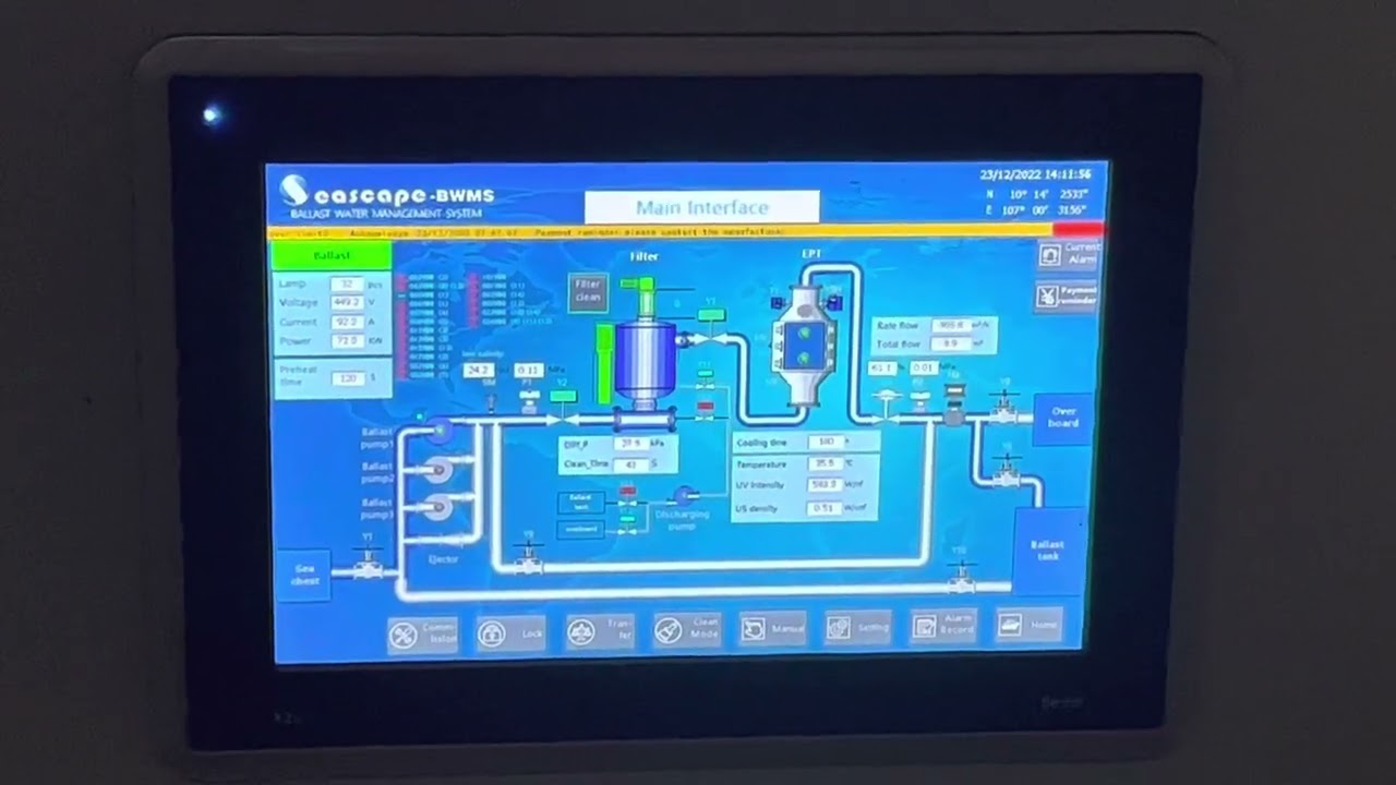 BWMS Elite Seascape 1000 Installation