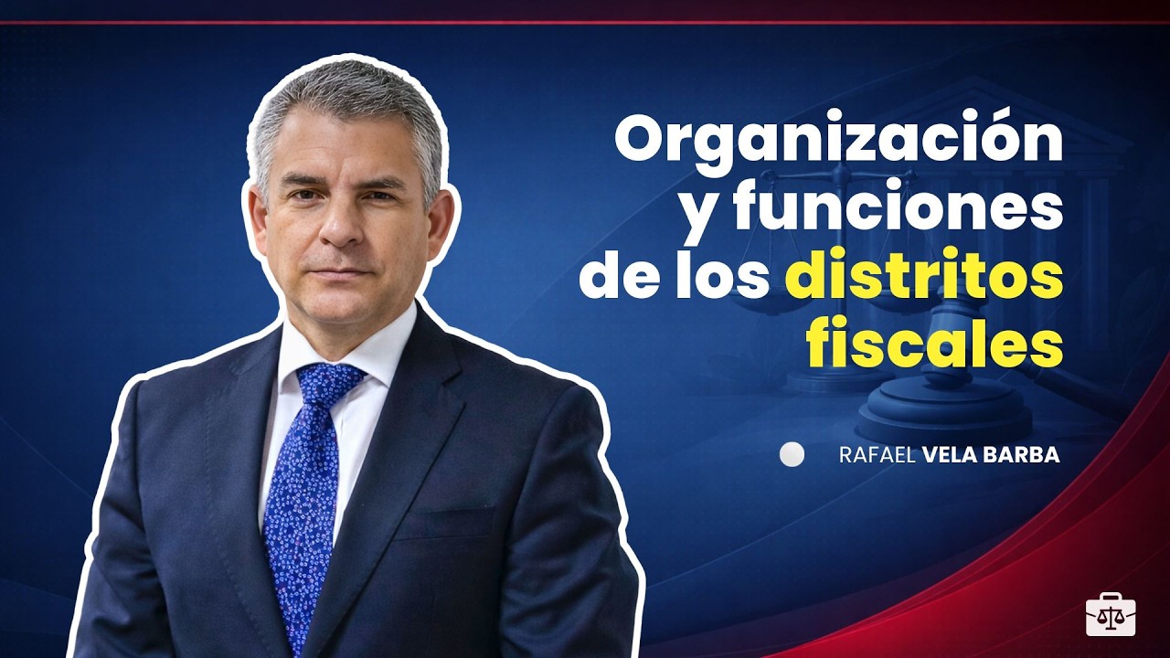 Organización y funciones de los distritos fiscales | Rafael Vela Barba