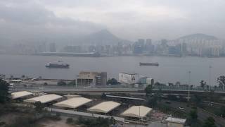 Victoria harbour east panorama view ...