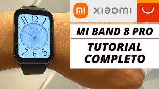 Review e tutorial Xiaomi Mi Band 8 Pro GPS Configurações e funções do smartwatch em Português