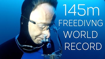 William Winram 145m Freediving World Record (VWT)