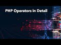 PHP Tutorial in Hindi | #8 Operators in PHP in detail