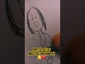 se que mis labios me quedaron mal😥, dibujandome por primera vez #dibujo #humor