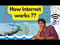 How Internet Works? | Submarine Cables &amp; ISP 🛜