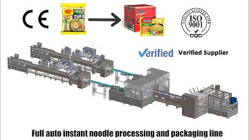 Bag nstant noodles production line carton packing case packer machine for Iran customer from Poemy