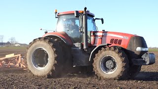 Case Ih 310 Magnum In The Field W Väderstad Cultivator Getting The Job Done Dk Agriculture