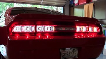 2009 Challenger tails with LED bulbs.