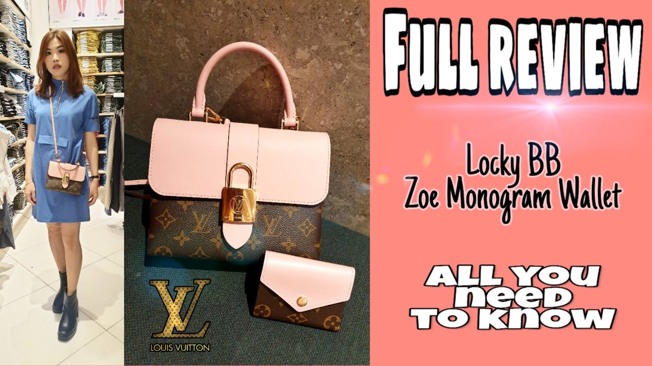 Louis Vuitton Monogram LOCKY BB, Pink