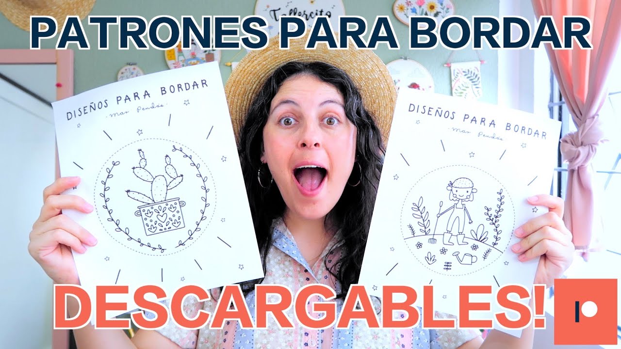 Quieres hacer este bordado? Aquí te dejo los patrones pdf GRATIS - Telatatis