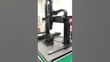 Repeat Positioning Precision Test XYZ Gantry Cartesian Robot #linearmotion #linearactuator #machine