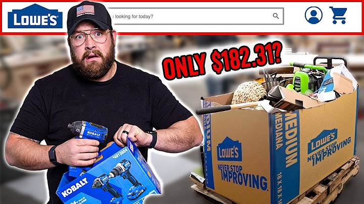 I Bought A Pallet of Lowes Tool Returns for $182.00....Mistake?