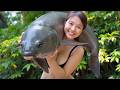 Full Video: Fishing on 20 Days, Made a Fish Trap, Used Bait To Lure Fish, Harvesting Many Big Fish