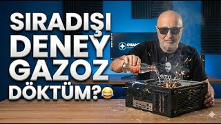 Çalışan Bilgisayara Gazoz Döktük