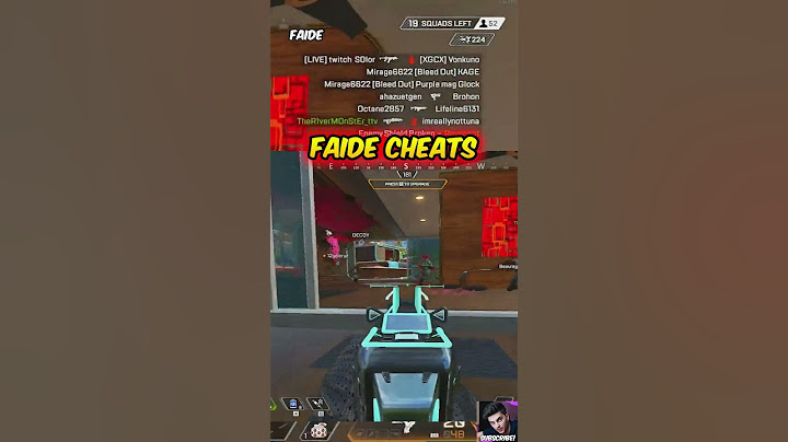 When Faide's Cheat Malfunctions #apexlegends