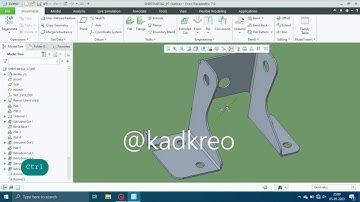 Learn how to create Sheetmetal Bending part in Creo - Sheetmetal Design 1