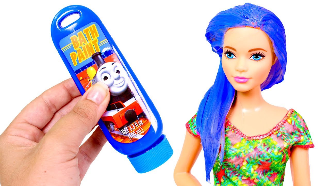 Barbie with Blue Hair Doll - wide 9