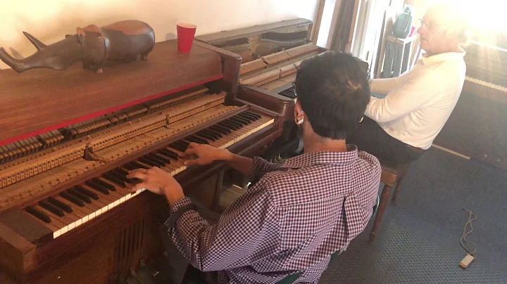 Improv Jazz Piano Duo - Nicholas Fettis and Michae...