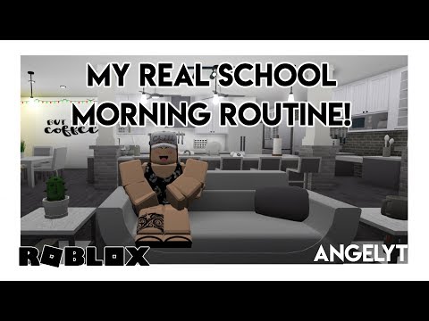 Welcome To Bloxburg My Real School Morning Routine Angelyt - everyday routine at amberry coffee shop bloxburg roblox