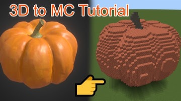 How to convert 3D model to Minecraft in seconds.