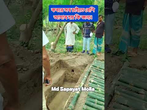 কবরে সব চাইতে বেশি আযাব হয় কি জন্য জানুন। #vairalvideo