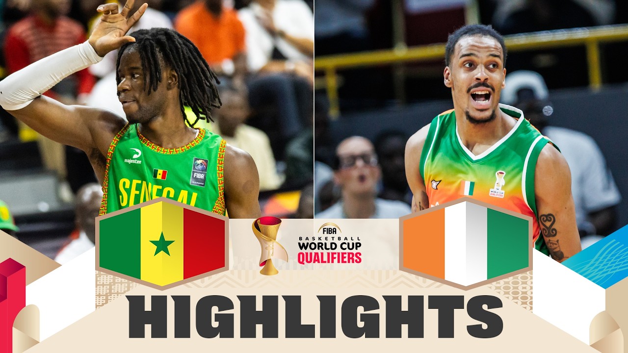 Senegal 🇸🇳 v Côte d'Ivoire 🇨🇮 | Highlights | FIBA Basketball World Cup 2027 African Qualifiers