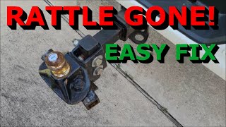 Stop Receiver Hitch Rattle | Fast and Easy Fix | Travel Trailer Hacks