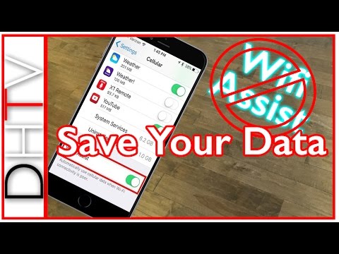 iPhone Wifi Assist Is Using Your Data!? - Save Your Data (Turn Wifi Assist Off)