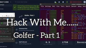 Golfer - Part 1: Reverse Engineering CTF Challenge Walkthrough | HackTheBox