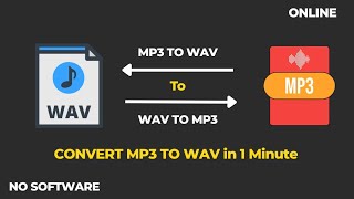 Convert Wav to Mp3 or Mp3 to Wav online for free | Mp3 to Wav Converter