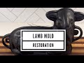 Griswold Lamb Cake Mold RESTORATION!