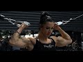 Hungarian female bodybuilder unleashes the power of her jawdropping biceps