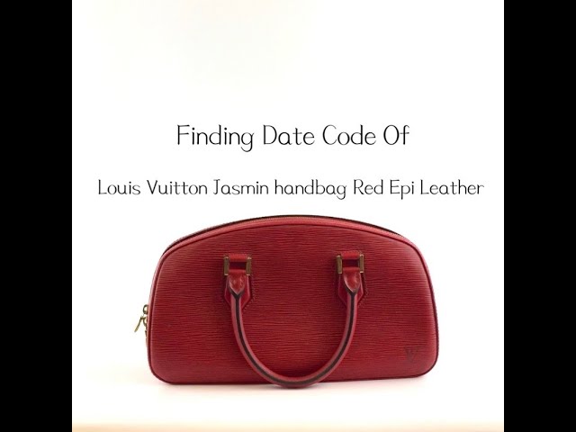 Louis Vuitton, Bags, Louis Vuitton Red Epi Jasmin Bag Gold Hardware