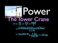 Crane Power Output Calculation Quiz