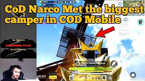 CoD Narco Met the biggest Camper in COD Mobile CoD Narco