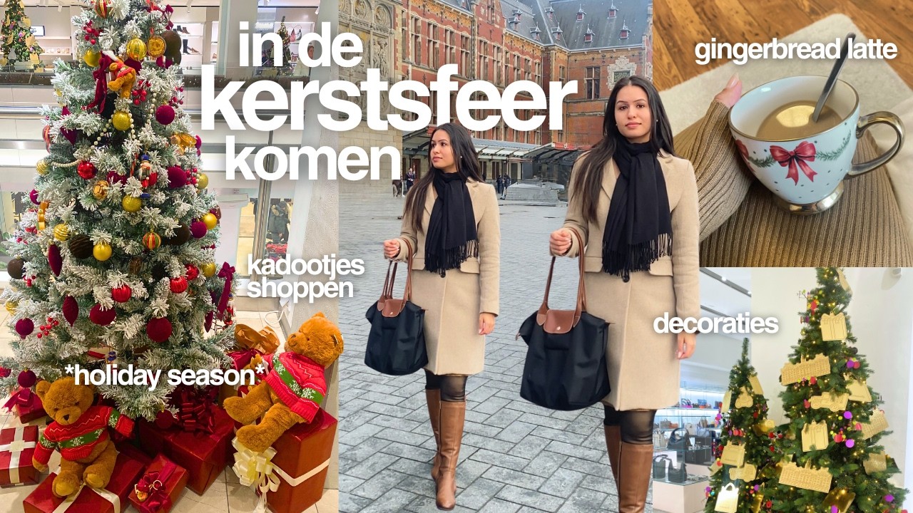 *festive* WINTER DINGEN DOEN 🧸🎄| homemade gingerbread latte, friendsmas prep, decor, holiday season