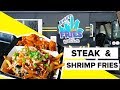 Steak & Shrimp Over Fries - What The Fries Food Truck Charlotte NC