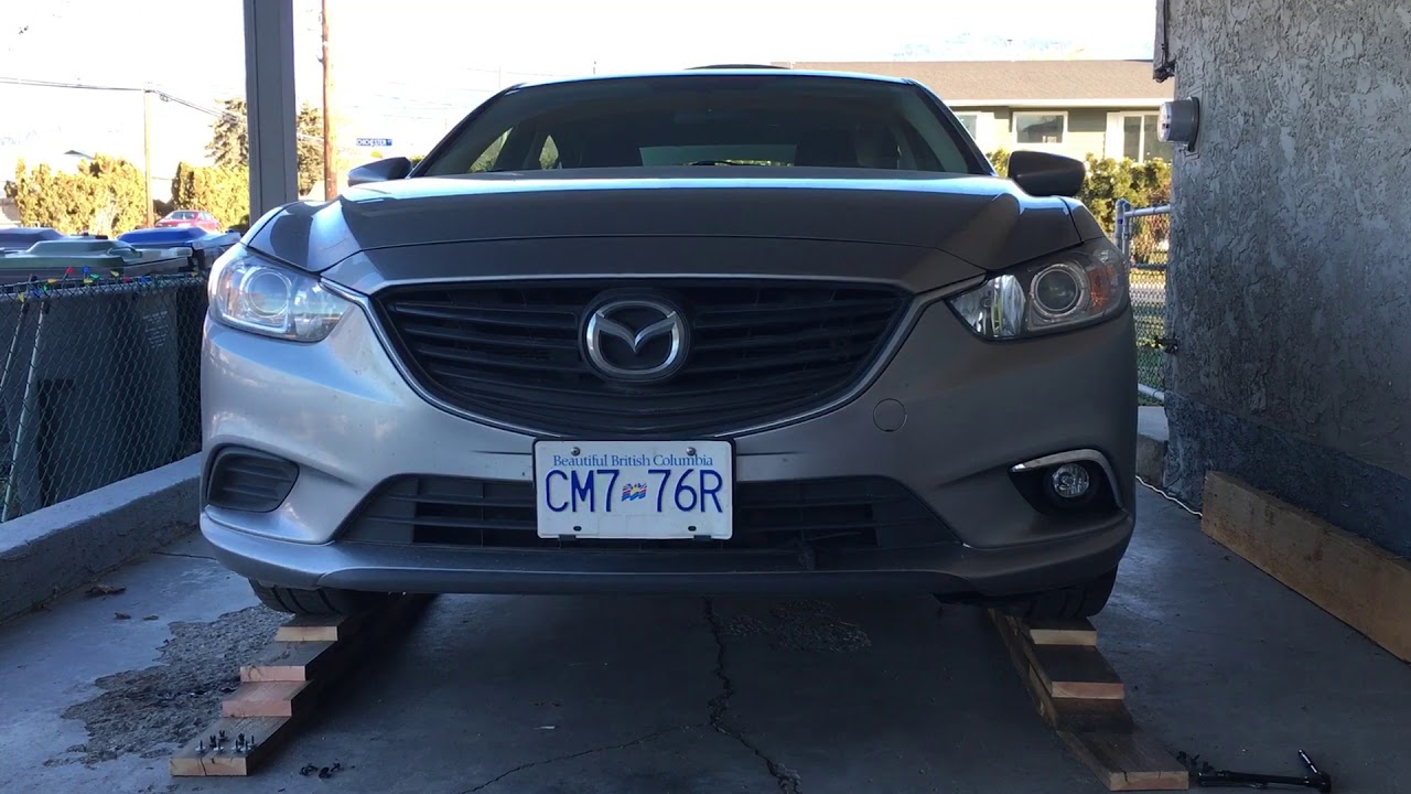 2015 Mazda6 fog light install - YouTube