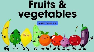 Fruits and vegetables vocabulary | kids tube kt