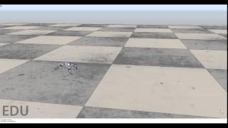 Training Quadratot using HyperNEAT v2.0