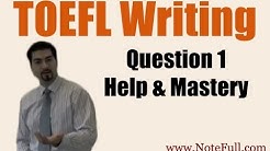 TOEFL Writing Question 1 Help - Durasi: 9.07. 