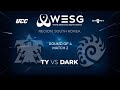 [SC2] TY (T) vs. Dark (Z) | WESG 2019-2020 | Korean Qualifier | Ro.4