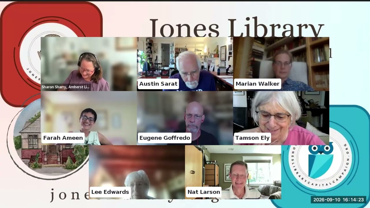 Thumbnail for The Jones Library, Inc. Board of Trustees Sep 10, 2026